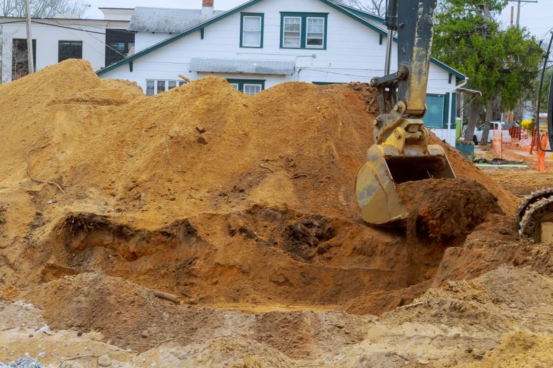 Excavation Equipment at Work