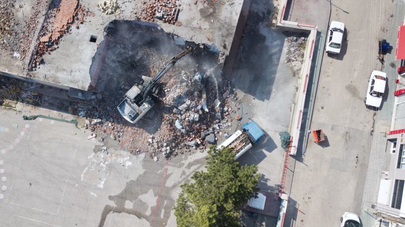 Finished Excavation for Building Foundations